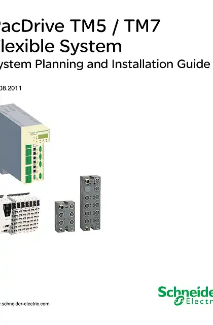 schneider施耐德PacDrive TM5_TM7模块说明和安装指导_EN